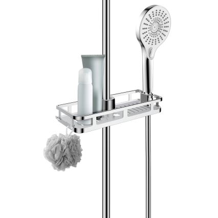WENKO 25490100 - Polica LIBERTÀ 28,5x11,5 cm sijajni krom
