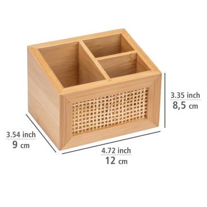 WENKO 25600100 - Organizator ALLEGRE 12x9 cm rjave barve