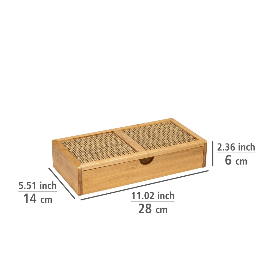 WENKO 25603100 – Organizator ALLEGRE 28x14 cm rjav