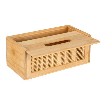 WENKO 25607100 - Doza za robčke ALLEGRE 25x13 cm rjava