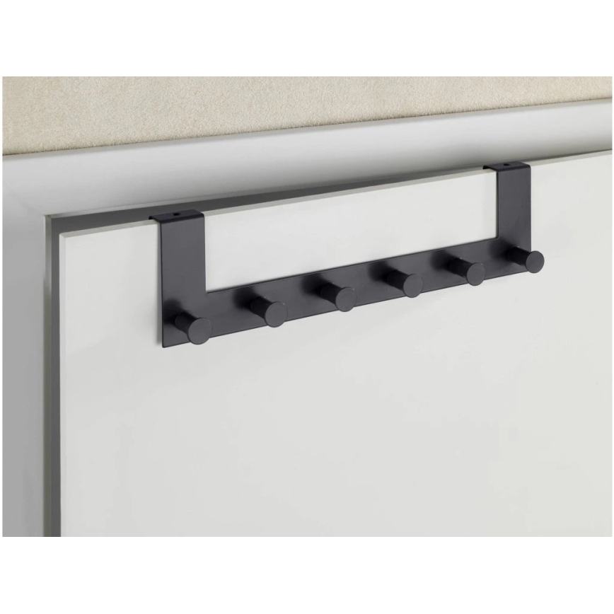 WENKO 25653100 - Vešalnik CELANO 39x11 cm črna