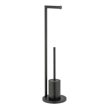 WENKO 25675100 - WC komplet FERLA 18x69,5 cm črna