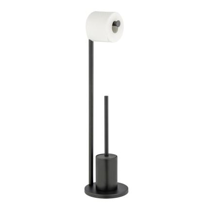 WENKO 25675100 - WC komplet FERLA 18x69,5 cm črna