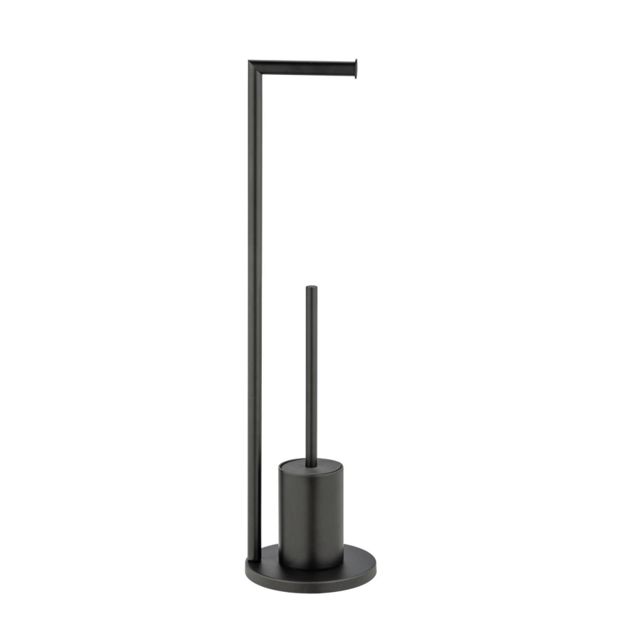 WENKO 25675100 - WC komplet FERLA 18x69,5 cm črna
