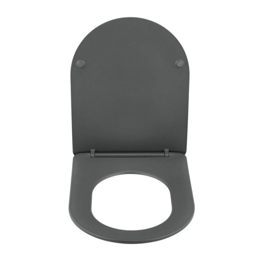 WENKO 26030100 - WC sedež GALATI 46x36 cm antracit