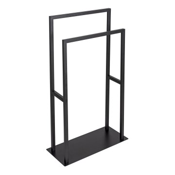 WENKO 26056100 - Stojalo za brisače RIVALTA 46x80 cm nerjaveče jeklo/črna