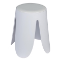 WENKO 26086100 - Stolček COMISO 44,5x46 cm bel