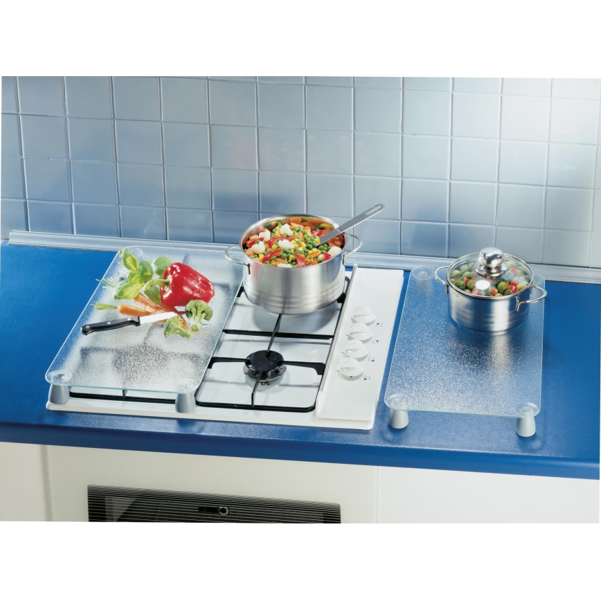 WENKO 2712663100 - Pokrovna plošča 30x52 cm prozorna/siva