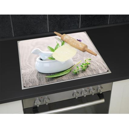 WENKO 2712940500 - Pokrovna plošča za živila - 56 x 50 cm, večbarvna/prozorna