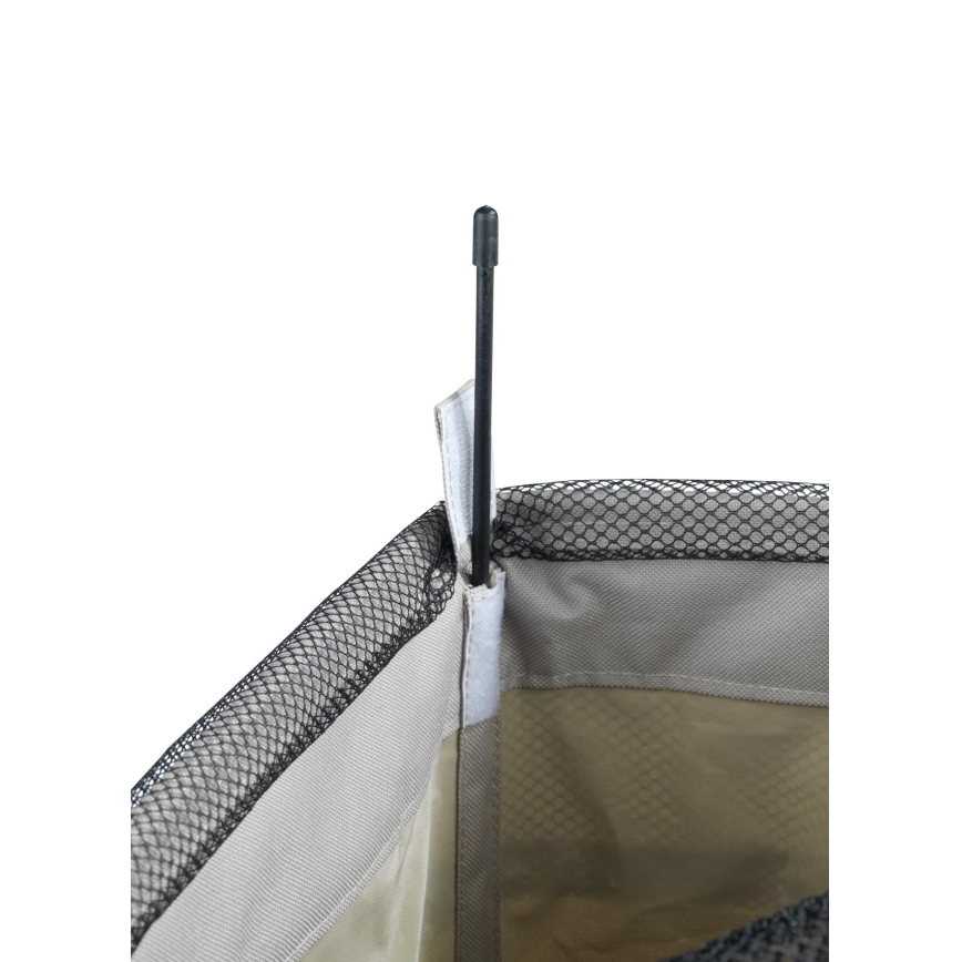 WENKO 3450117100 - Koš za perilo CORNO 18,5x60 cm bež/črna