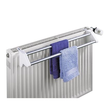 WENKO 3702100 - Sušilnik 13x11,5 cm v srebrni/beli barvi