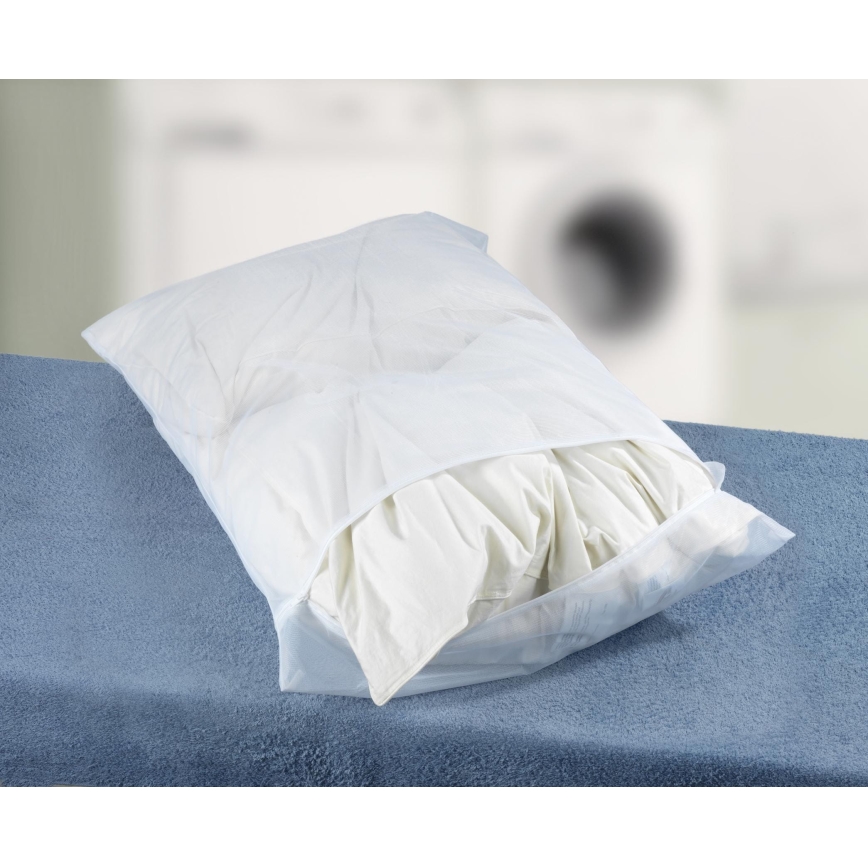 WENKO 3751900100 - Vrečka za pranje perila 90x60 cm bela