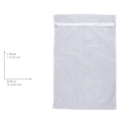 WENKO 3751900100 - Vrečka za pranje perila 90x60 cm bela