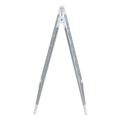WENKO 3772020100 - Stojalo za sušenje PROFI 65x150 cm iz nerjavečega jekla / srebrno / belo