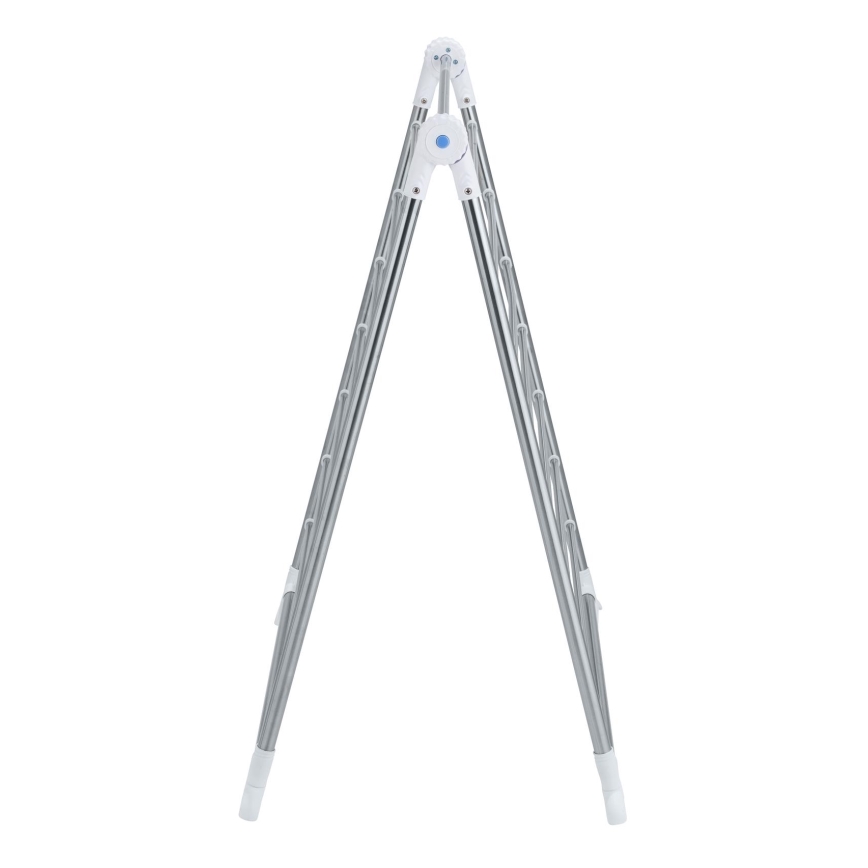 WENKO 3772020100 - Stojalo za sušenje PROFI 65x150 cm iz nerjavečega jekla / srebrno / belo