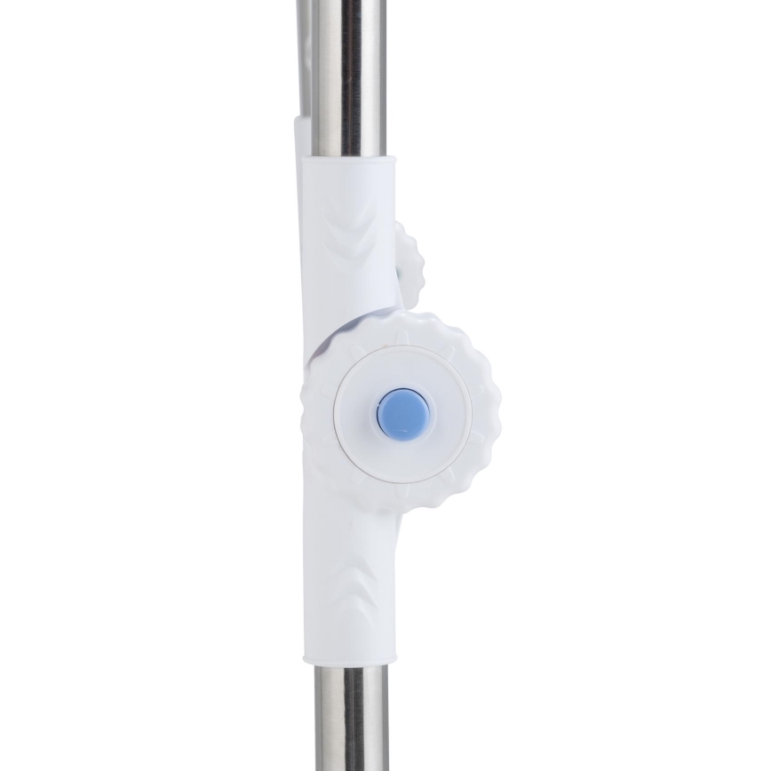 WENKO 3772020100 - Stojalo za sušenje PROFI 65x150 cm iz nerjavečega jekla / srebrno / belo