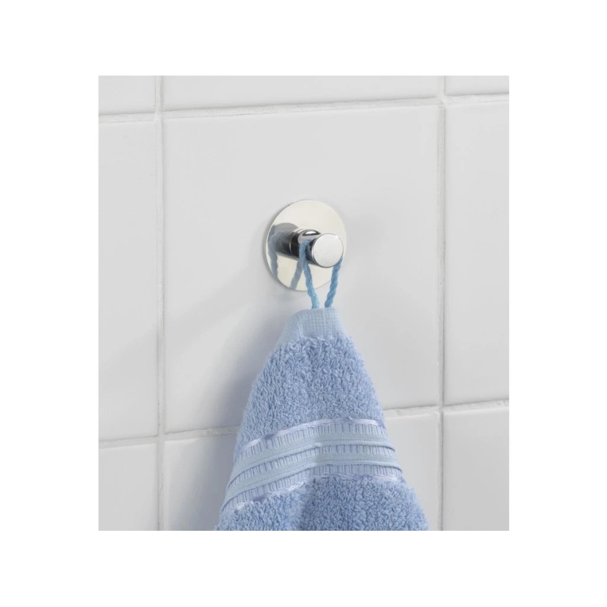 WENKO 4466420100-Kavelj SAVONA 5x2 cm nerjaveče jeklo/srebrna