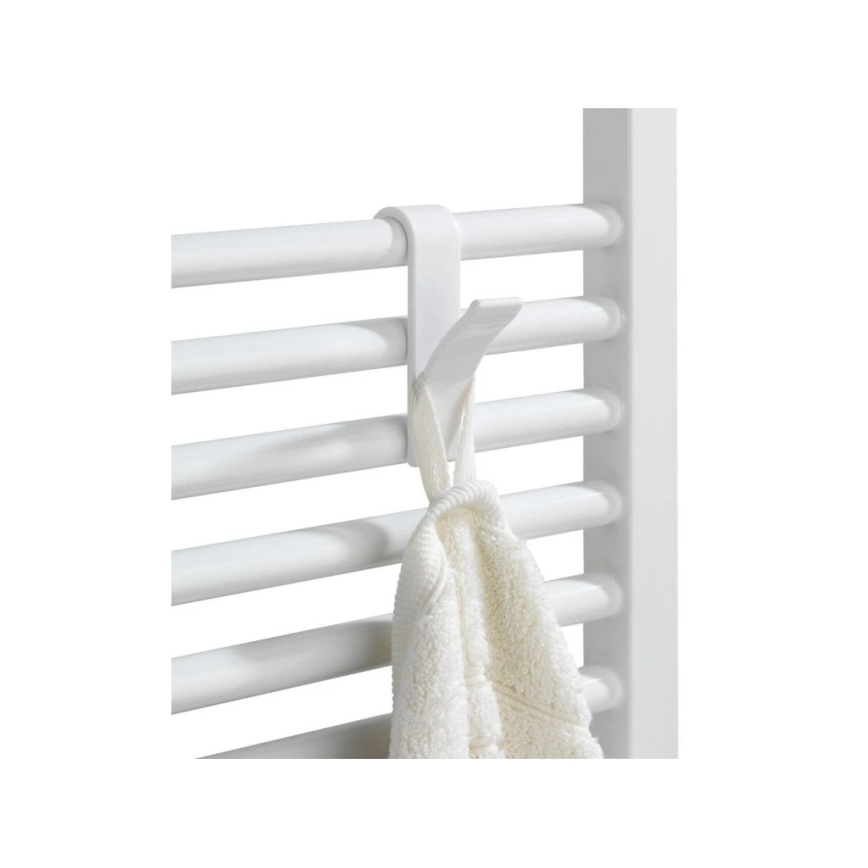 WENKO 4468160100-Kaveljčki 2,5x10,5 cm bela