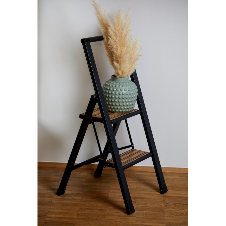 WENKO 50482100 - Stopničke ALU-DESIGN 44x101 cm črne