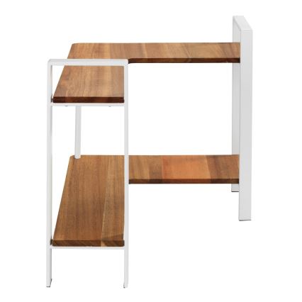 WENKO 53025100 - Polica LOUISA 30x33 cm bela/rjava