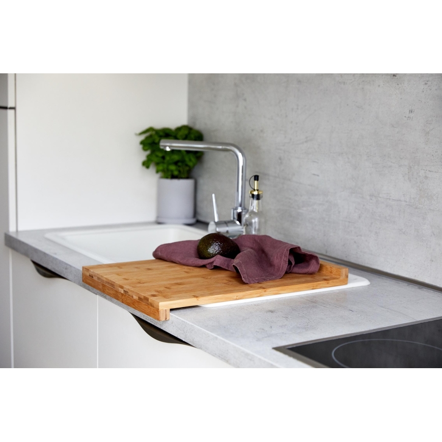 WENKO 53033100 - Rezalna deska 45x35 cm rjava