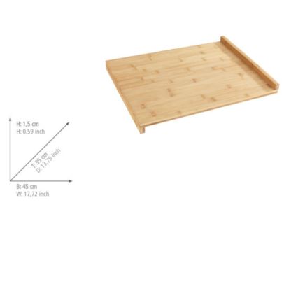 WENKO 53033100 - Rezalna deska 45x35 cm rjava