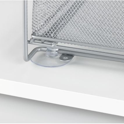 WENKO 53140800 - Polica GIOMA 35x33,5 cm srebrna
