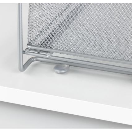 WENKO 53140800 - Polica GIOMA 35x33,5 cm srebrna