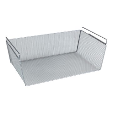 WENKO 53143100 - Srebrni koš 49x28 cm