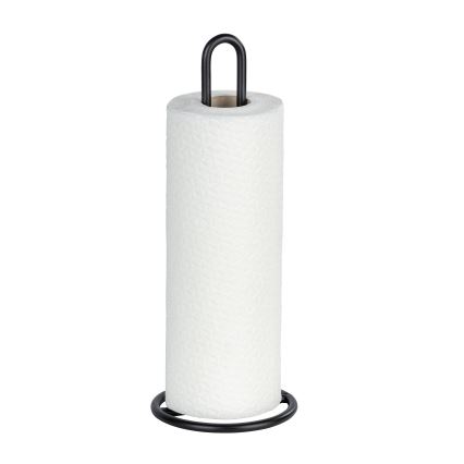 WENKO 53256100 - Držalo za papirnate brisače 12,5x32,5 cm črno