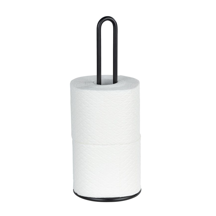WENKO 53256100 - Držalo za papirnate brisače 12,5x32,5 cm črno