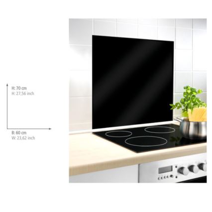 WENKO 53881100 - Tuš pregrada BLACK 60x70 cm črna