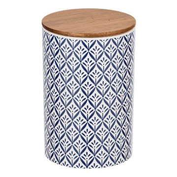 WENKO 54096100 - Škatla LORCA 12,5x18,5 cm večbarvna/rjava/siva