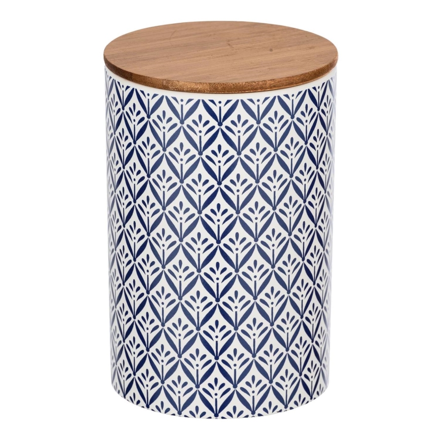WENKO 54096100 - Škatla LORCA 12,5x18,5 cm večbarvna/rjava/siva