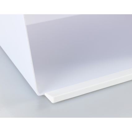 WENKO 54099100 - Škatla za kruh KUBO 35x26,5 cm bela/rjava