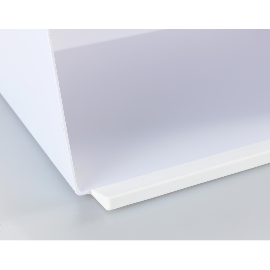 WENKO 54099100 - Škatla za kruh KUBO 35x26,5 cm bela/rjava