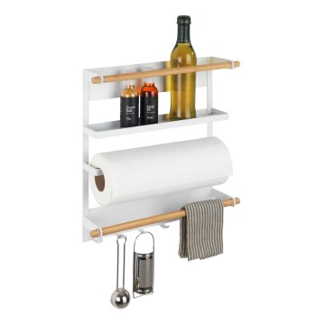 WENKO 54113100 - Organizator MAGNA 33x34 cm bela/rjava/črna