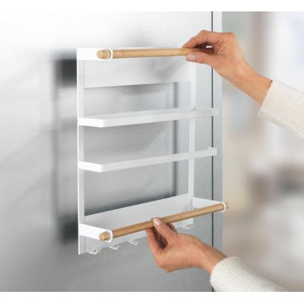 WENKO 54113100 - Organizator MAGNA 33x34 cm bela/rjava/črna