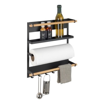 WENKO 54114100 - Organizator MAGNA 33x34 cm črna/rjava