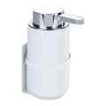 WENKO 54655100 - Dozator za tekoče milo WOYA 250 ml bela/sijajni krom