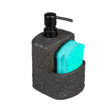 WENKO 54667100 - Dozator za milo FESTIVAL 10,5x18 cm črn