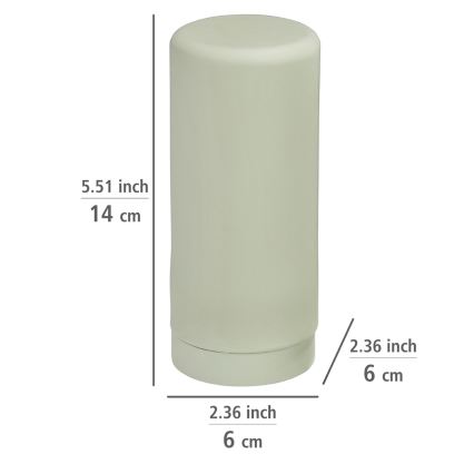 WENKO 54674100 - Dozator EASY SQUEEZ-E 6x14 cm v zeleni barvi