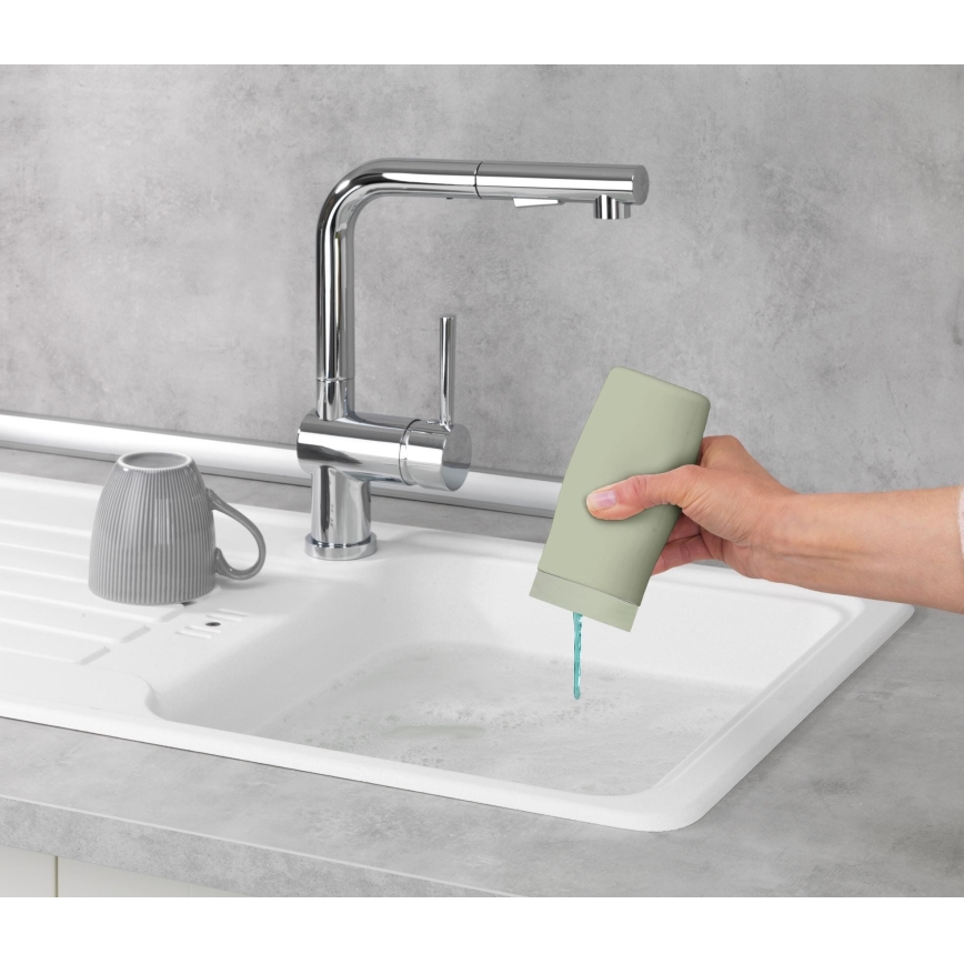 WENKO 54674100 - Dozator EASY SQUEEZ-E 6x14 cm v zeleni barvi