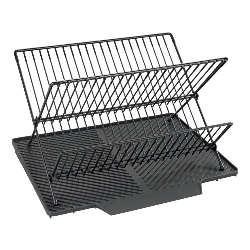 WENKO 54771100 - Sušilec za posodo NELIA 34x40 cm črn