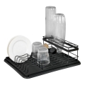 WENKO 54798100 - Ocedilo za posodo AMY 42,5x31,5 cm v črni barvi