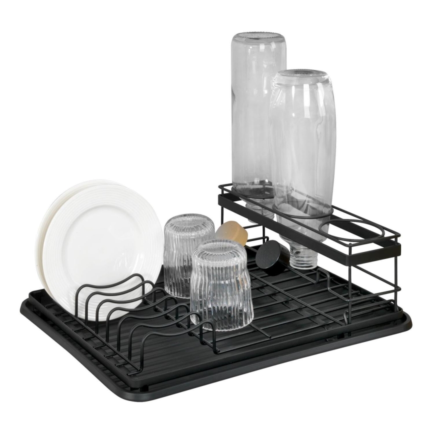 WENKO 54798100 - Ocedilo za posodo AMY 42,5x31,5 cm v črni barvi