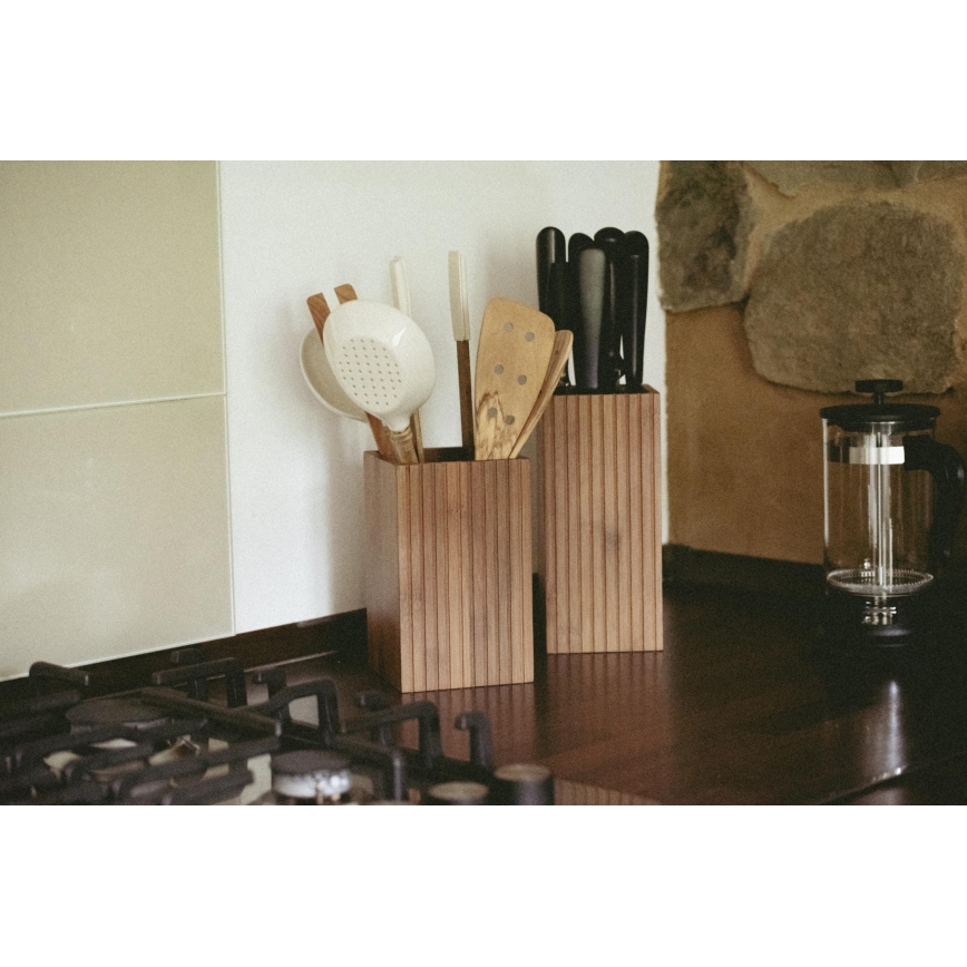 WENKO 54941100 - Komplet kuhinjskih pripomočkov, 3-delni, 11x18 cm, rjav