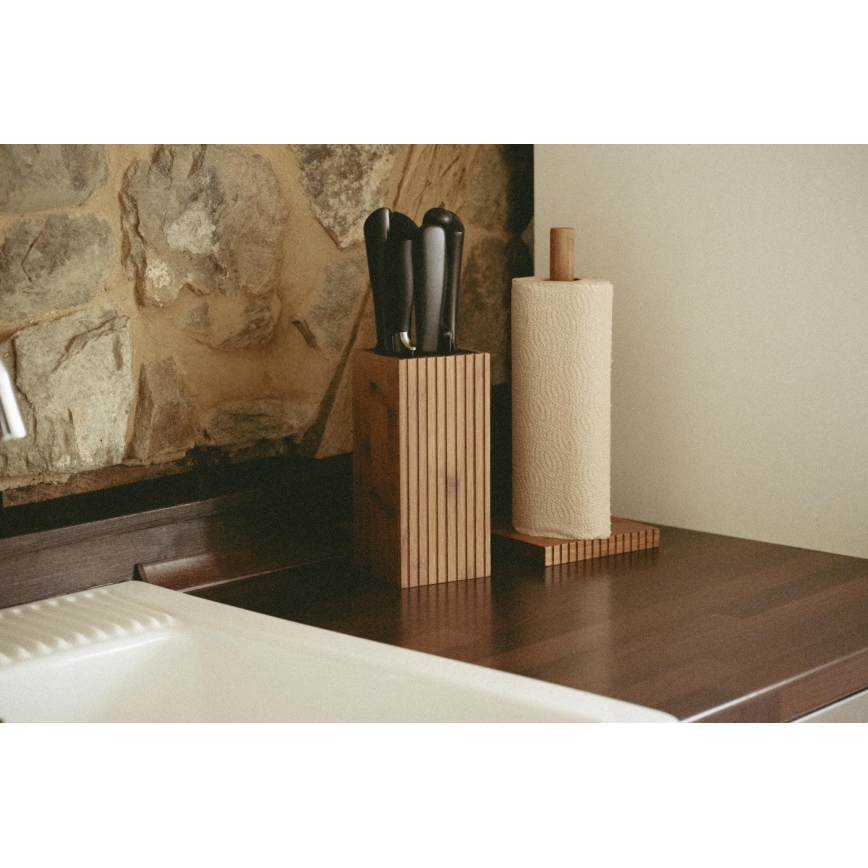 WENKO 54946100 - Držalo za rolice MERA 15x33 cm rjavo