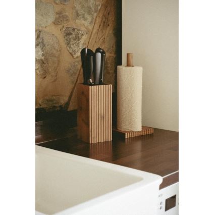 WENKO 54946100 - Držalo za rolice MERA 15x33 cm rjavo