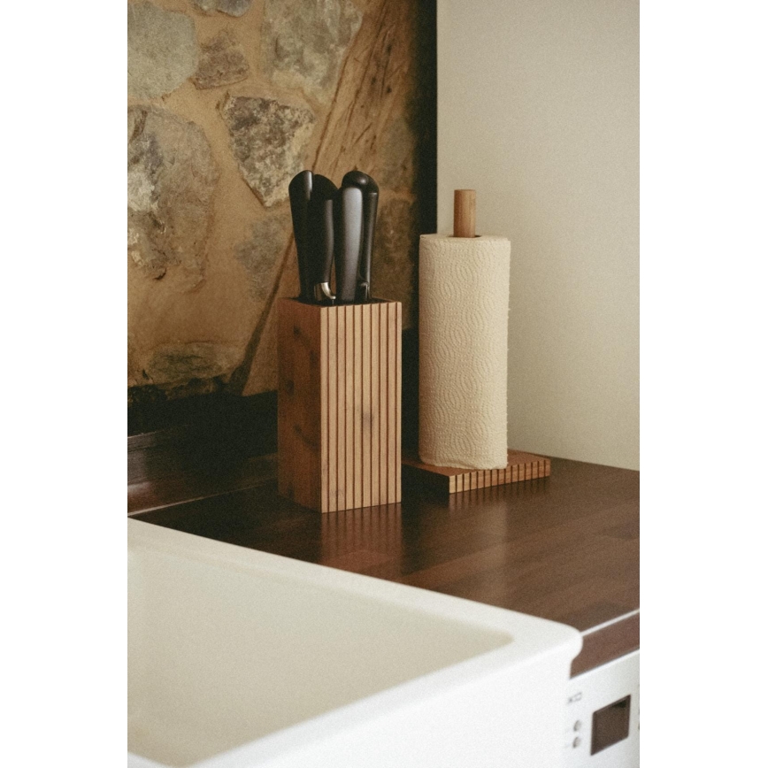 WENKO 54946100 - Držalo za rolice MERA 15x33 cm rjavo